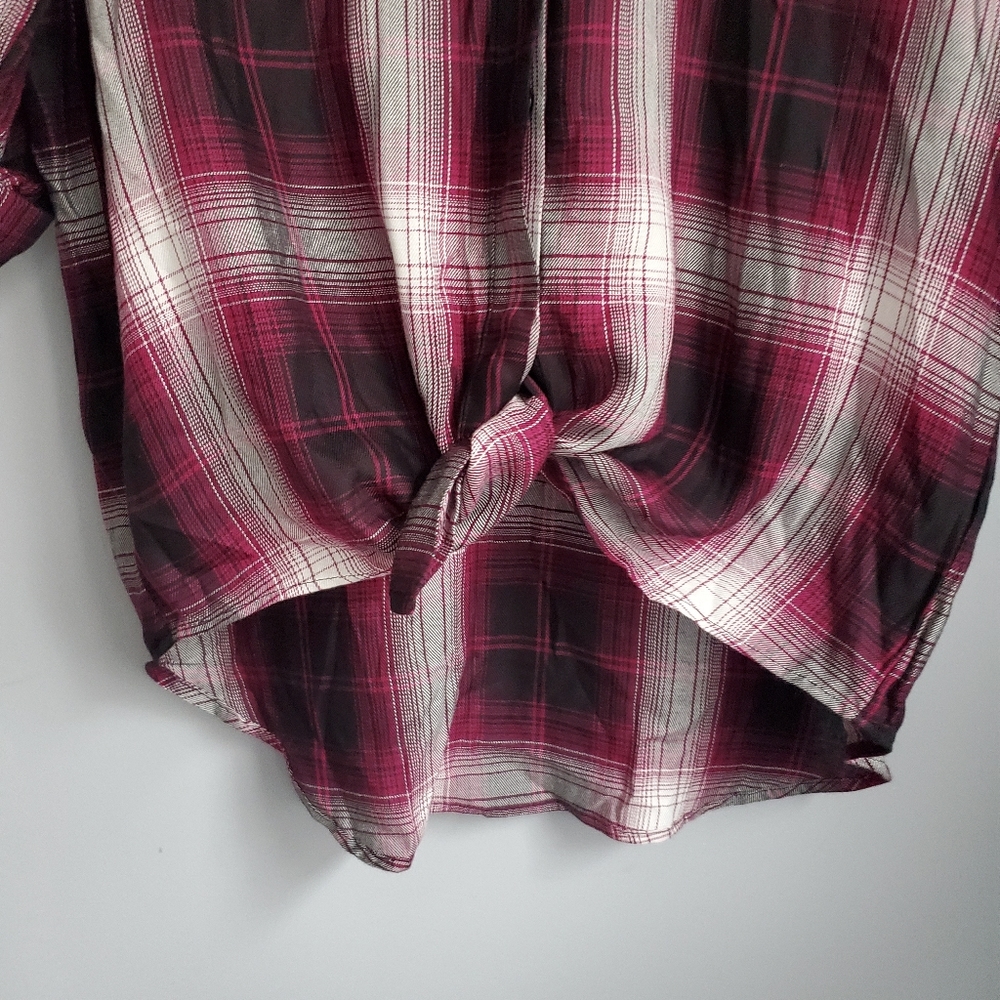 Express Studded Plaid Button Down - Picture 12 of 15